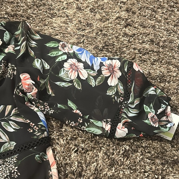 TAYLOR BLACK FLORAL DRESS SZ 18W NWT - Picture 6 of 6